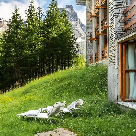 Hellochalet - Cozy Bear - Panoramic Ski-in, Ski-out In Cervinia Lägenhet